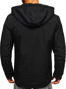 Chaqueta de entretiempo para hombre negra Bolf 5985