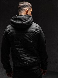 Chaqueta de entretiempo para hombre negra Bolf KS2149A1