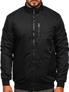 Chaqueta de entretiempo para hombre negro Bolf 1907