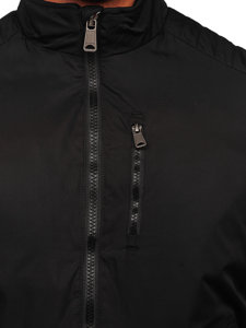 Chaqueta de entretiempo para hombre negro Bolf 1907