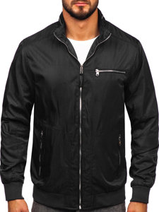 Chaqueta de entretiempo para hombre negro Bolf 5M3106