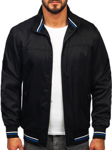 Chaqueta de entretiempo para hombre negro Bolf 5M3110