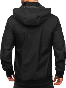 Chaqueta de entretiempo para hombre negro Bolf 5M3112