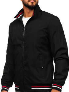 Chaqueta de entretiempo para hombre negro Bolf 7342