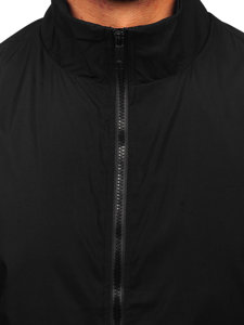 Chaqueta de entretiempo para hombre negro Bolf 7342