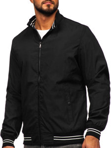 Chaqueta de entretiempo para hombre negro Bolf 7345