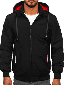 Chaqueta de entretiempo para hombre negro Bolf 84M3016