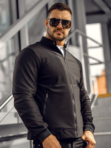 Chaqueta de entretiempo para hombre negro Bolf EC955