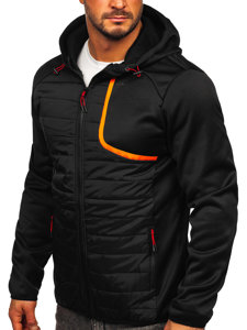 Chaqueta de entretiempo para hombre negro Bolf KS2143