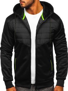 Chaqueta de entretiempo para hombre negro Bolf KS2149