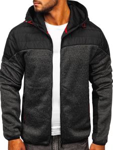 Chaqueta de entretiempo para hombre negro Bolf KS2158