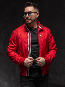 Chaqueta de entretiempo para hombre rojo Bolf 1907A1