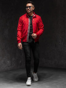 Chaqueta de entretiempo para hombre rojo Bolf 1907A1