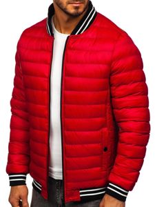 Chaqueta de entretiempo para hombre rojo Bolf 5331