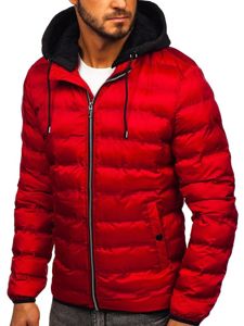 Chaqueta de entretiempo para hombre rojo Bolf 5332