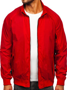 Chaqueta de entretiempo para hombre rojo Bolf 5M3212