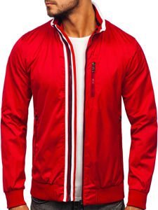 Chaqueta de entretiempo para hombre rojo Bolf K01