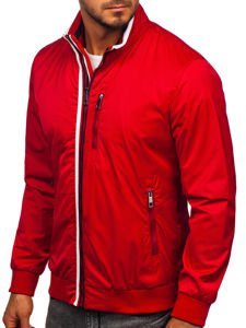 Chaqueta de entretiempo para hombre rojo Bolf K01