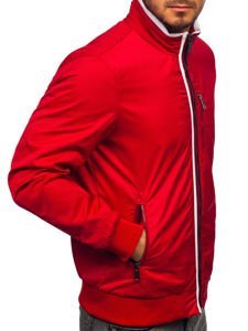 Chaqueta de entretiempo para hombre rojo Bolf K01