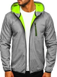 Chaqueta de entretiempo softshell para hombre grafito Bolf KS2195