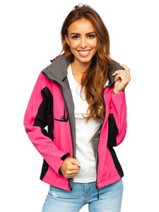 Chaqueta de entretiempo softshell para mujer rosa Bolf 3077