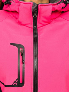 Chaqueta de entretiempo softshell para mujer rosa Bolf 3077