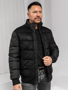 Chaqueta de invierno acolchada para hombre Negro Bolf 22M336A1