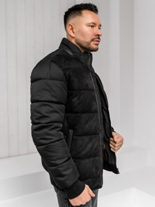 Chaqueta de invierno acolchada para hombre Negro Bolf 22M336A1