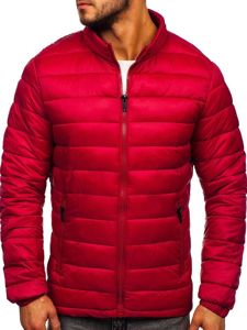 Chaqueta de invierno acolchada para hombre burdeos Bolf 1119