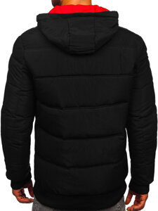 Chaqueta de invierno acolchada para hombre negro Bolf 31M5003