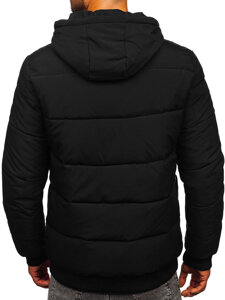 Chaqueta de invierno acolchada para hombre negro Bolf 31M5026