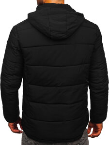 Chaqueta de invierno acolchada para hombre negro Bolf 31M5027