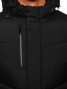 Chaqueta de invierno acolchada para hombre negro Bolf 31M5033