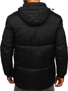 Chaqueta de invierno acolchada para hombre negro Bolf 31M5033