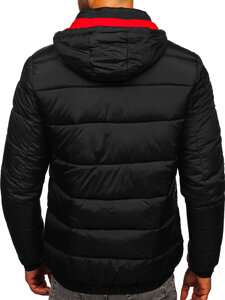 Chaqueta de invierno acolchada para hombre negro Bolf 31M5037