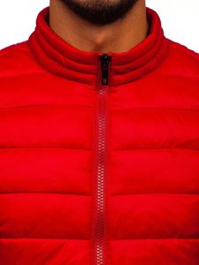 Chaqueta de invierno acolchada para hombre roja Bolf 1119