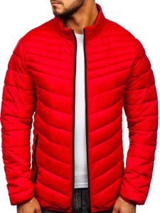 Chaqueta de invierno acolchada para hombre roja Bolf 1137