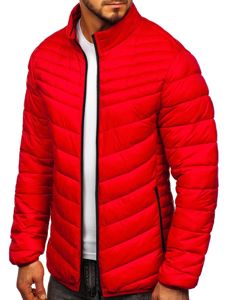 Chaqueta de invierno acolchada para hombre roja Bolf 1137