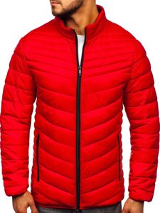 Chaqueta de invierno acolchada para hombre roja Bolf 1137