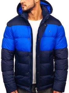 Chaqueta de invierno deportiva para hombre azul oscuro Bolf 1975