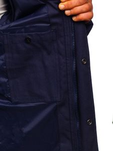 Chaqueta de invierno deportiva para hombre azul oscuro Bolf 1975