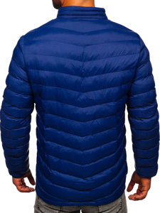 Chaqueta de invierno deportiva para hombre azul oscuro Bolf SM70