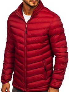 Chaqueta de invierno deportiva para hombre burdeos Bolf SM70