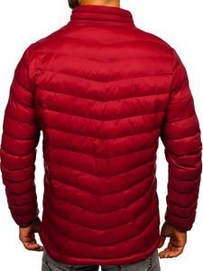 Chaqueta de invierno deportiva para hombre burdeos Bolf SM70