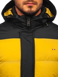 Chaqueta de invierno deportiva para hombre negro Bolf 1975