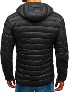 Chaqueta de invierno deportiva para hombre negro Bolf LY1001