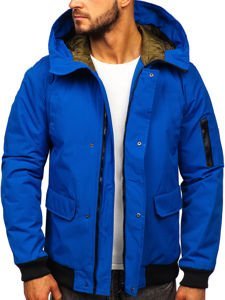 Chaqueta de invierno para hombre azul Bolf 2019005