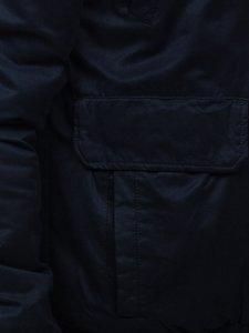 Chaqueta de invierno para hombre azul oscuro Bolf 1778