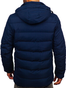 Chaqueta de invierno para hombre azul oscuro Bolf 5M3136