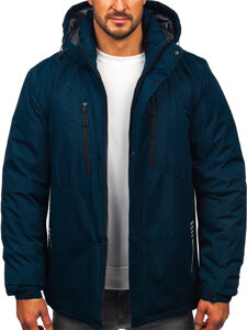 Chaqueta de invierno para hombre azul tinta Bolf 22M321